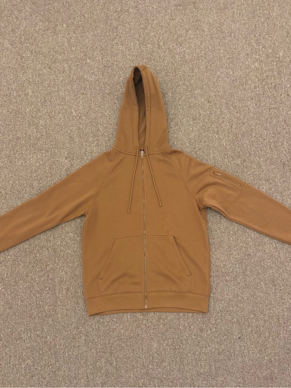 CSG Brown Full-Zip Hoodie